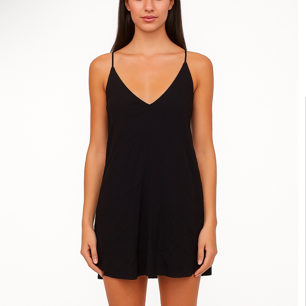 Reformation Black Mini Dress